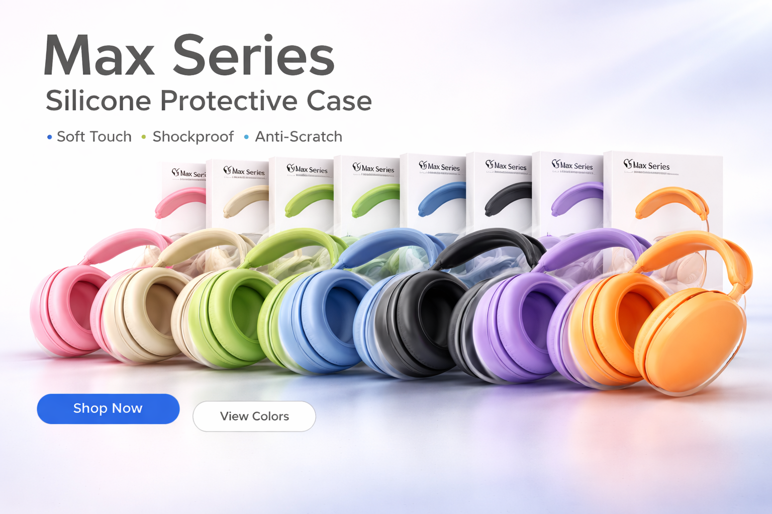 Max Series 2 Metal Version Silicone Protective Case Set