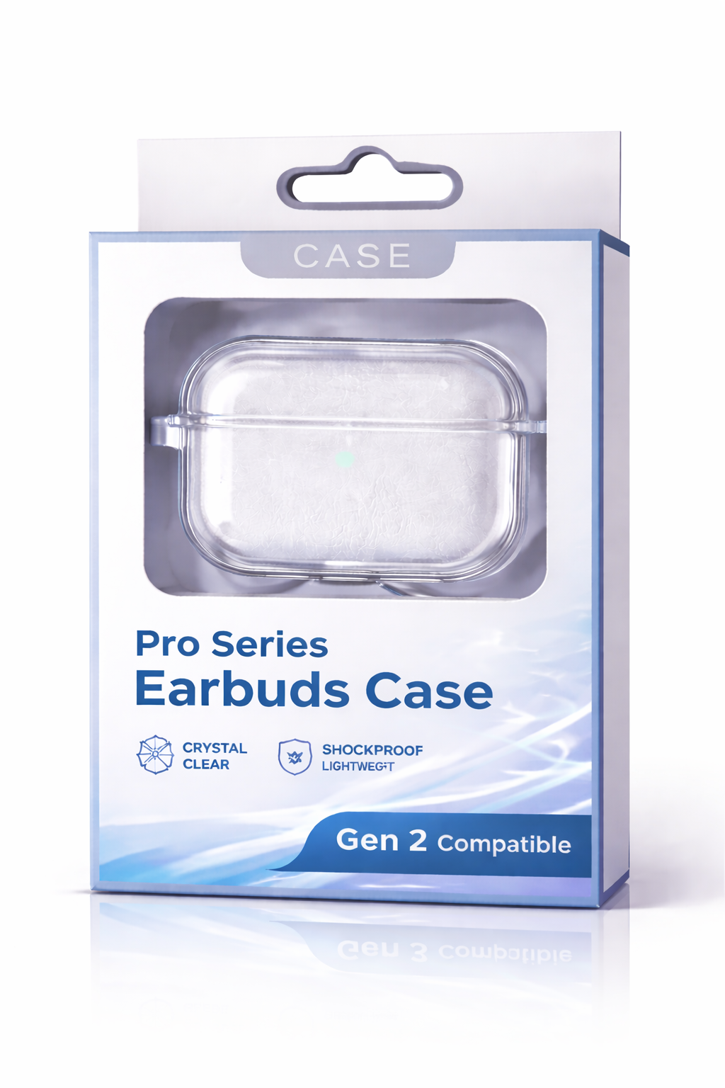 Wireless Earbuds Protective Case – Transparent Design | Custom Electronic Accessory