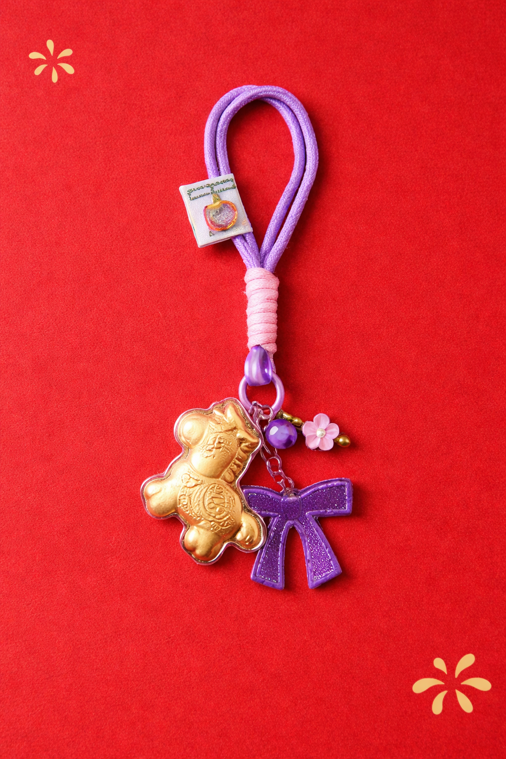 Lucky Horse Phone Wrist Strap / Handmade Beaded Charm / Multi-Color