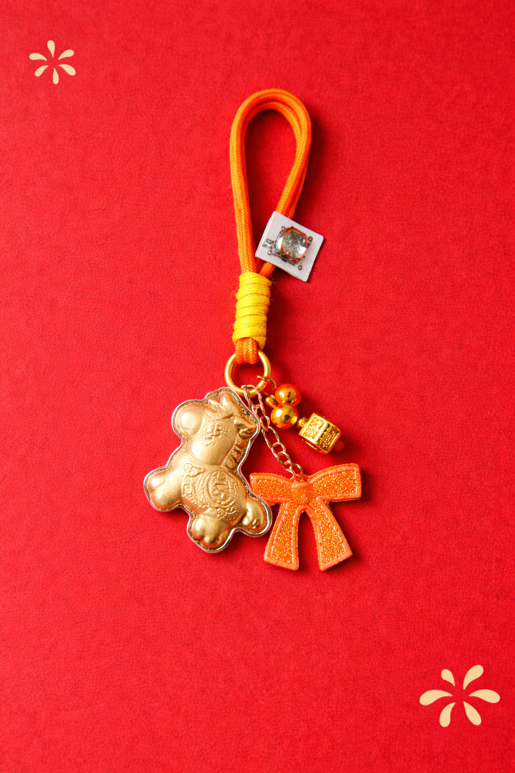 Lucky Horse Phone Wrist Strap / Handmade Beaded Charm / Multi-Color