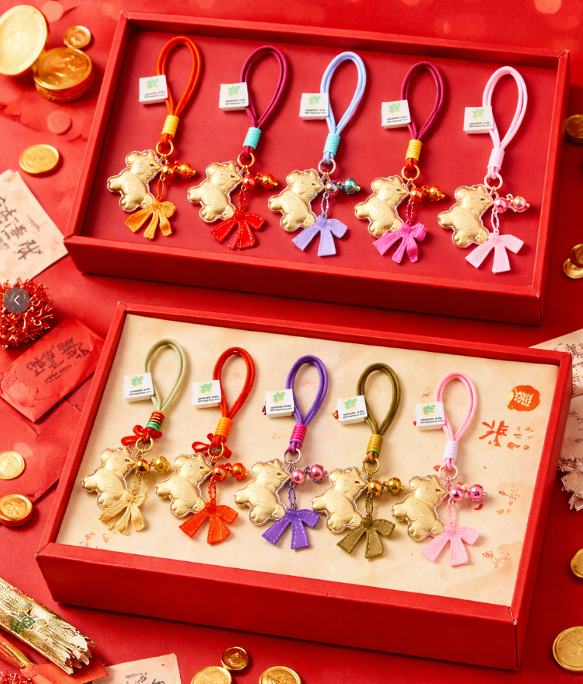 Lucky Horse Phone Wrist Strap / Handmade Beaded Charm / Multi-Color