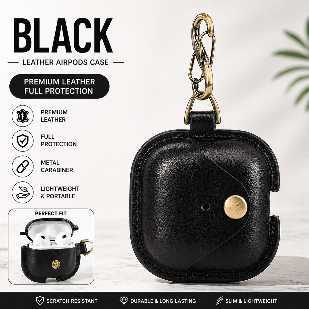 Custom Leather AirPods Pro Case / MOQ 100 PCS / Private Label / OEM & ODM / Bulk Order