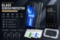 3 Pack Tempered Glass Screen Protectors Compatible with 17 Series Smartphones, 9H Hardness HD Clear, Bubble-Free Easy Installation Kit Included, with 3 Camera Lens Protectors